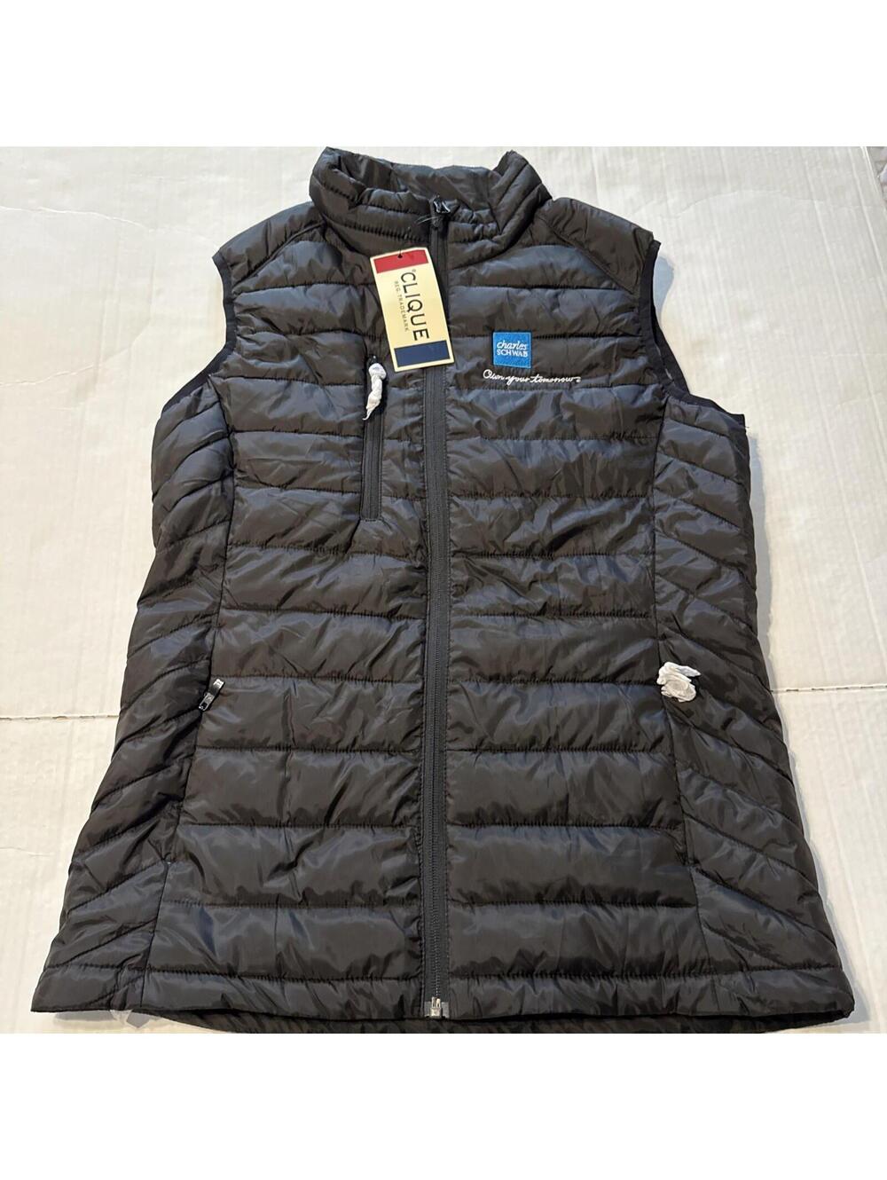 NWT Clique Women’s Quilted Black Vest Insulated SZ M